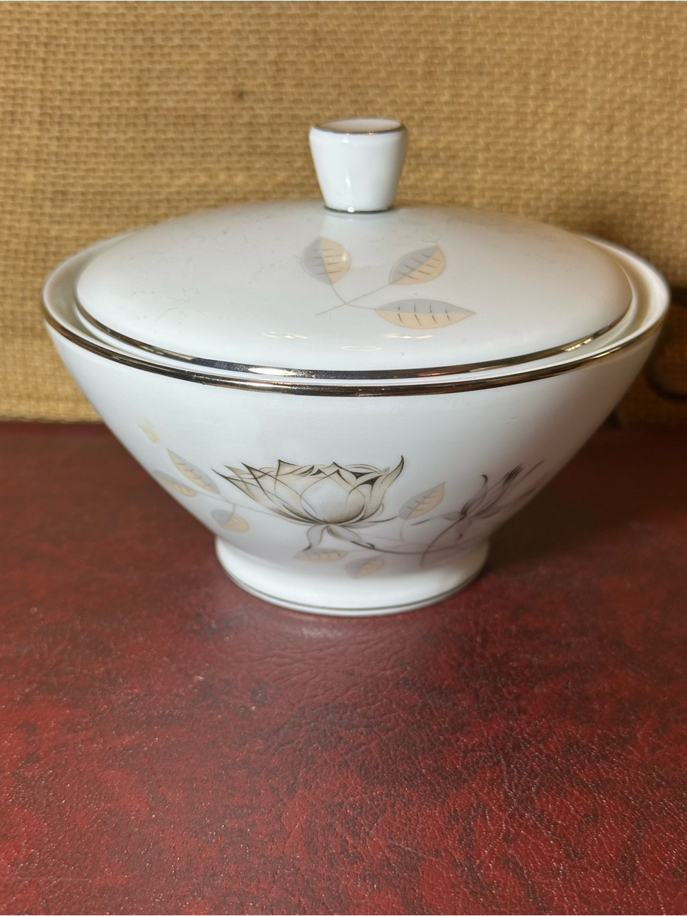 Rosenthal Continental 3436 Vintage Porcelain Covered Sugar Bowl with Lid